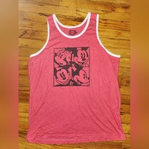 Disney Mickey Mouse 2XL Tank Top Red